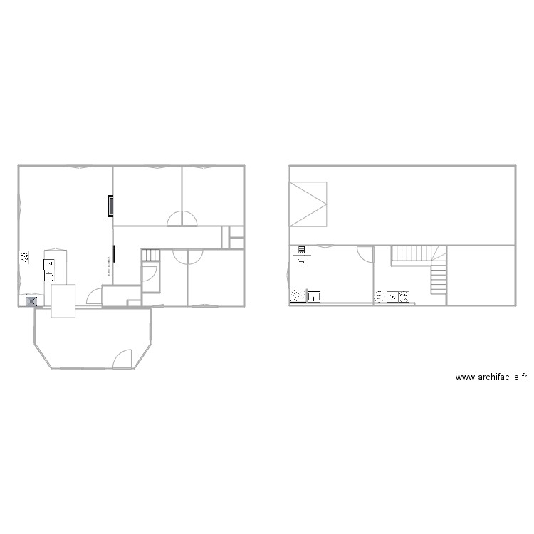 PLAN maison NUE. Plan de 0 pièce et 0 m2