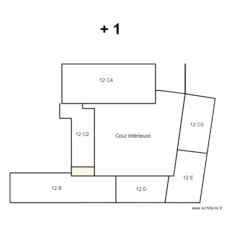 Forestell vous êtes ici +1. Plan de 6 pièces et 201 m2