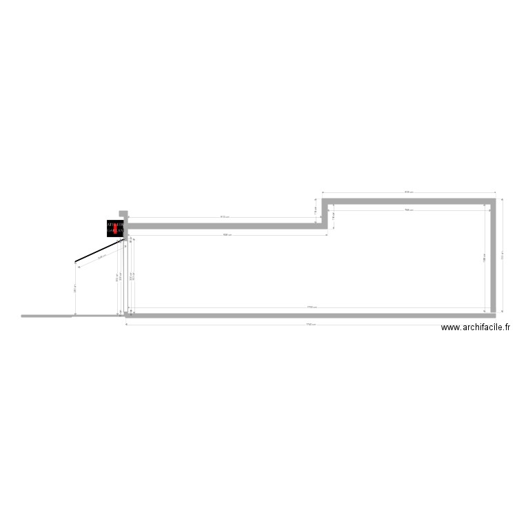 COUPE GARLAN 3. Plan de 0 pièce et 0 m2