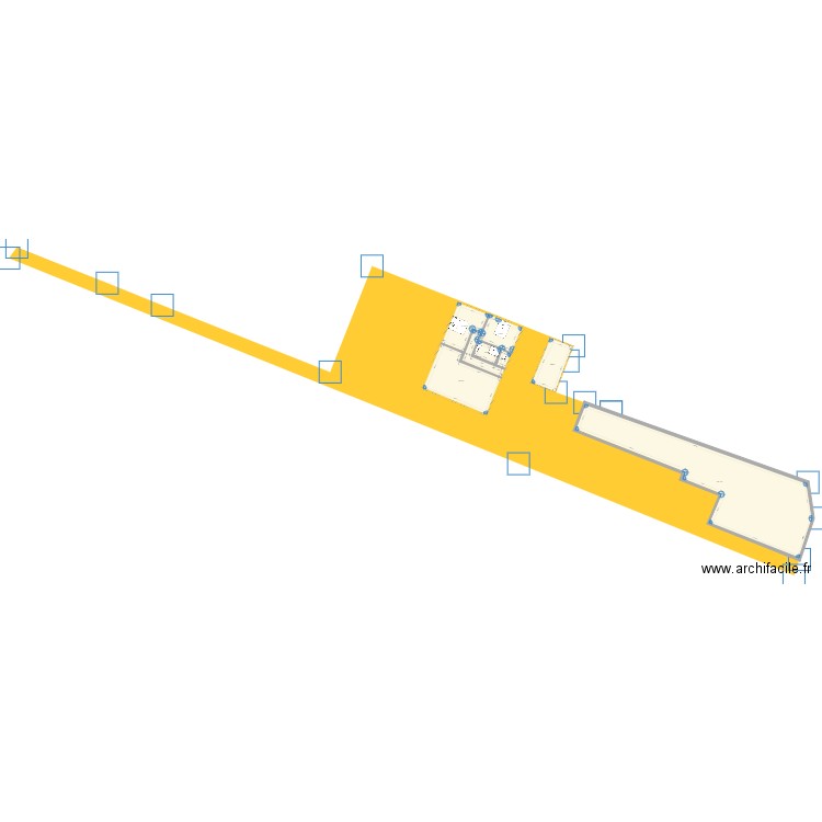 MAUME. Plan de 8 pièces et 258 m2