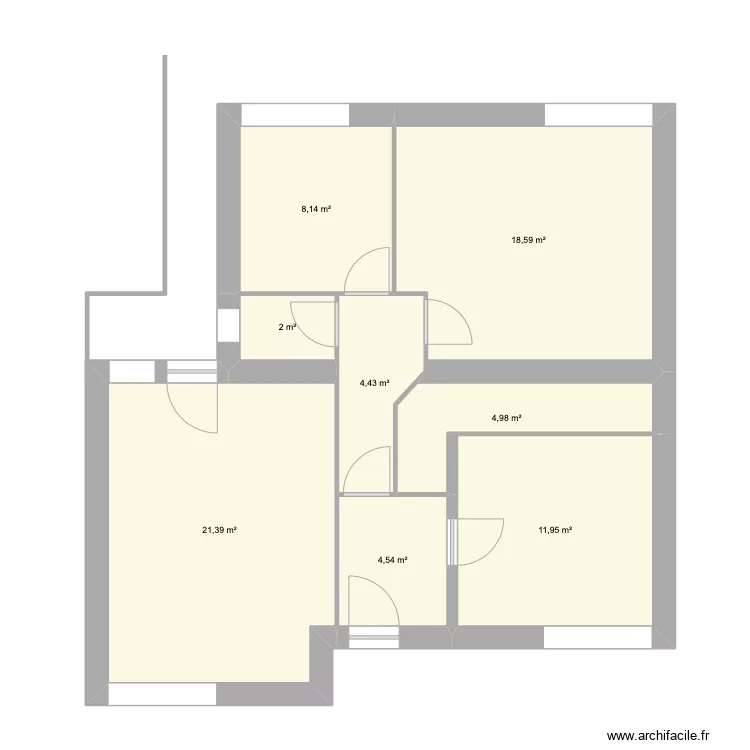 MAISON CHATEAUVERT. Plan de 