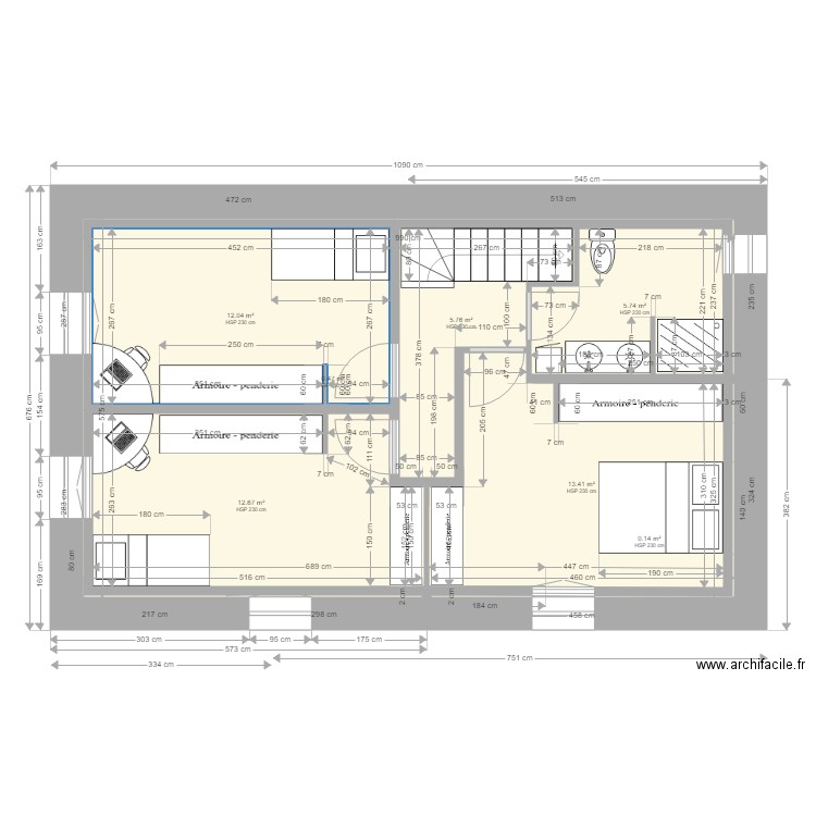 ANAIS BAT1 ETAGE V3 2018 05 04. Plan de 0 pièce et 0 m2