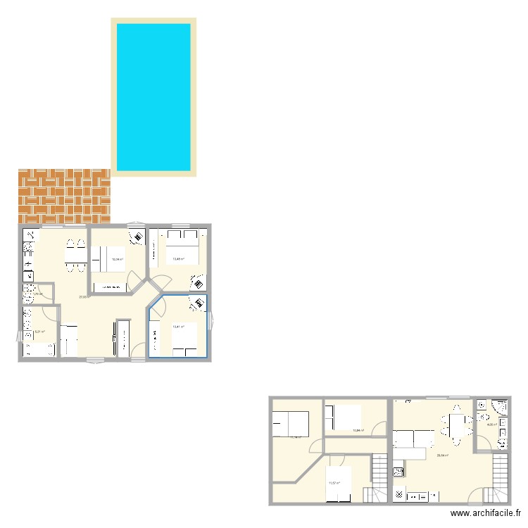 etage 2. Plan de 0 pièce et 0 m2