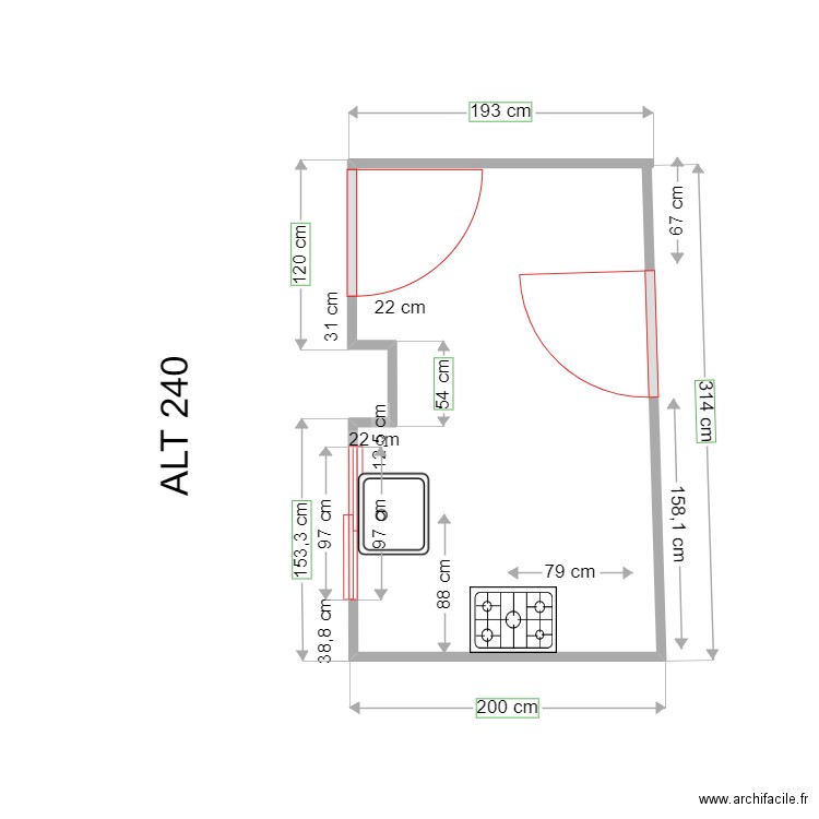 2222. Plan de 0 pièce et 0 m2