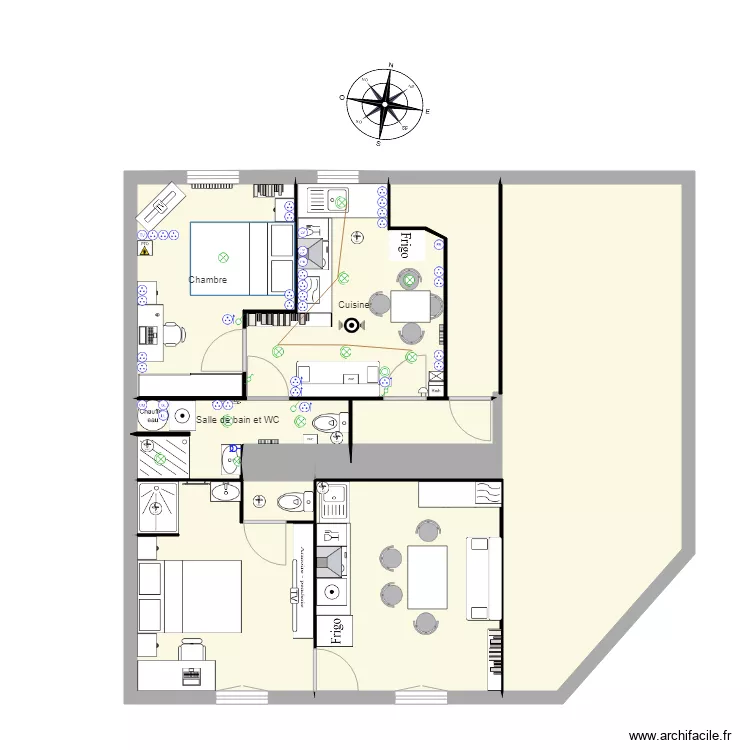 2eme &eacute;tage V02. Plan de 