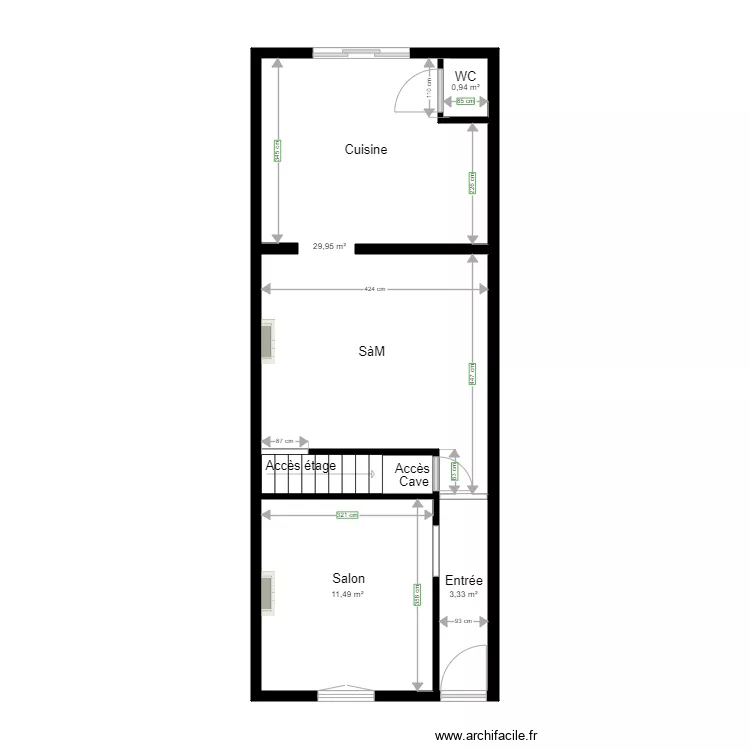 MAISON PREVOST. Plan de 