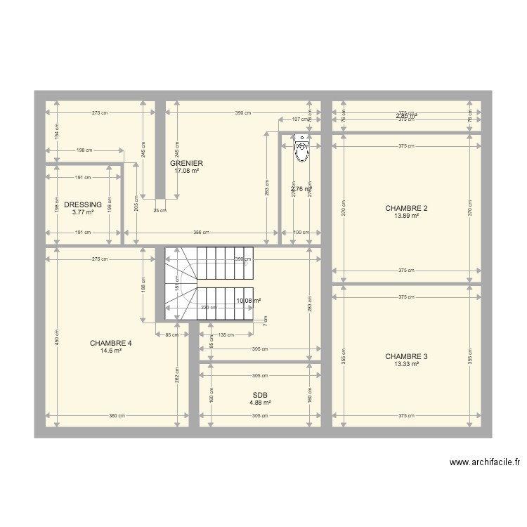 castelly étage origine. Plan de 0 pièce et 0 m2