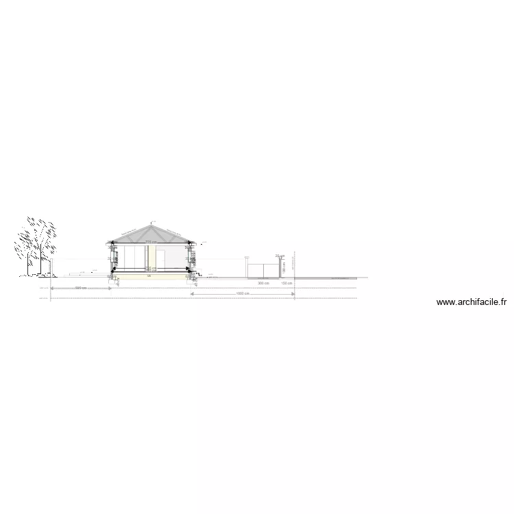 profil 1 AMICALE DES PEINTRES. Plan de 