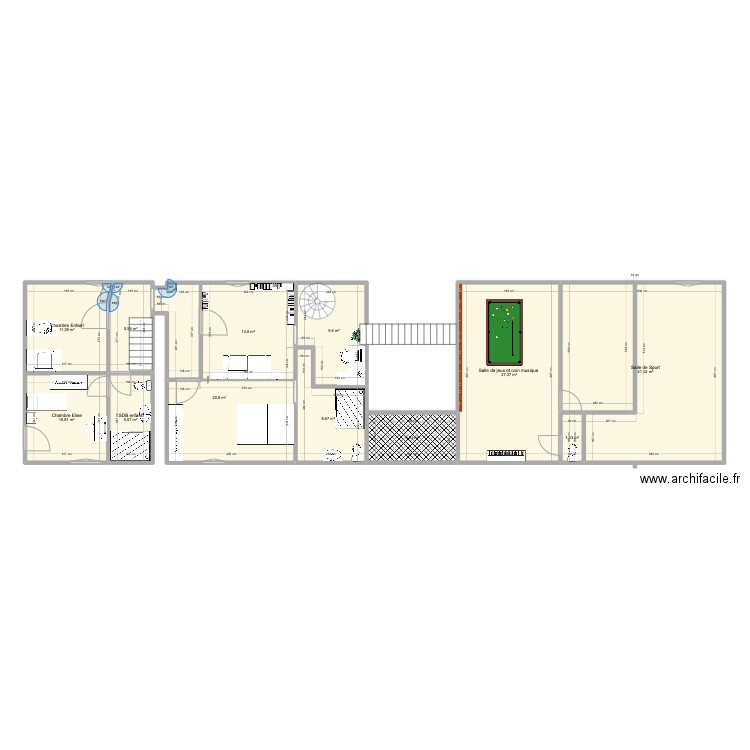 maison des minous - nouveau - 1er étage avec dépendances. Plan de 0 pièce et 0 m2