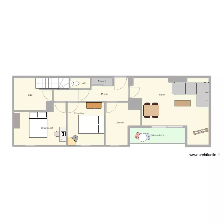 Ernest Deco 4eme. Plan de 