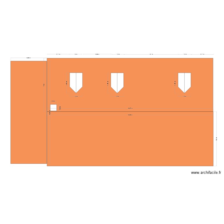 couverture arriere. Plan de 0 pièce et 0 m2