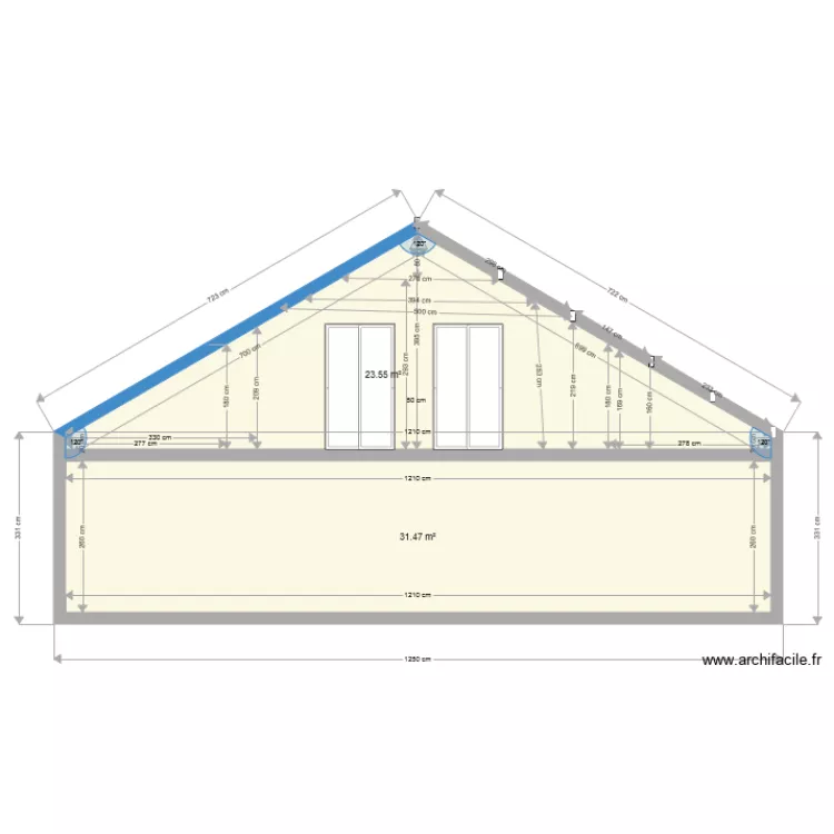 matt position pannes. Plan de 