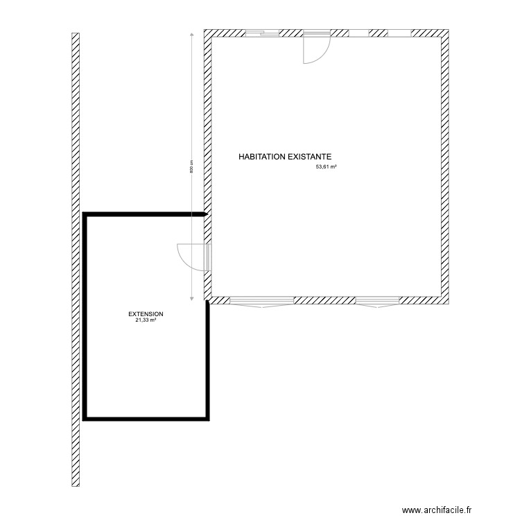 EXTENSION CARANTEC. Plan de 0 pièce et 0 m2