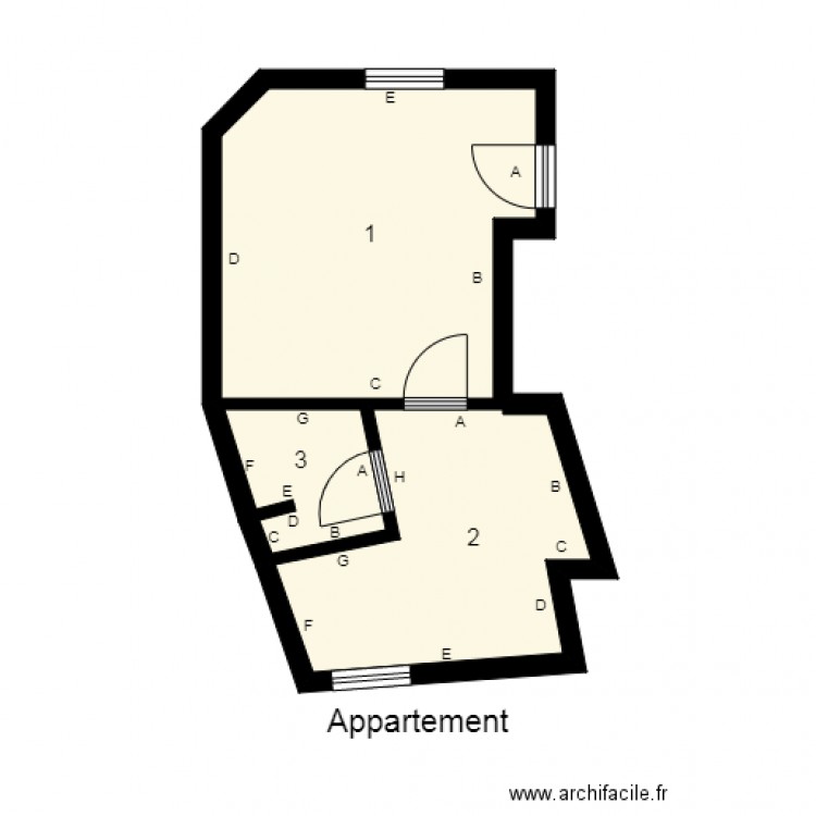 174310 SCI LE CHATEAU Logt4. Plan de 0 pièce et 0 m2