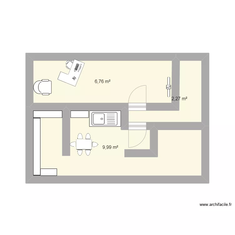 salle contacto. Plan de 
