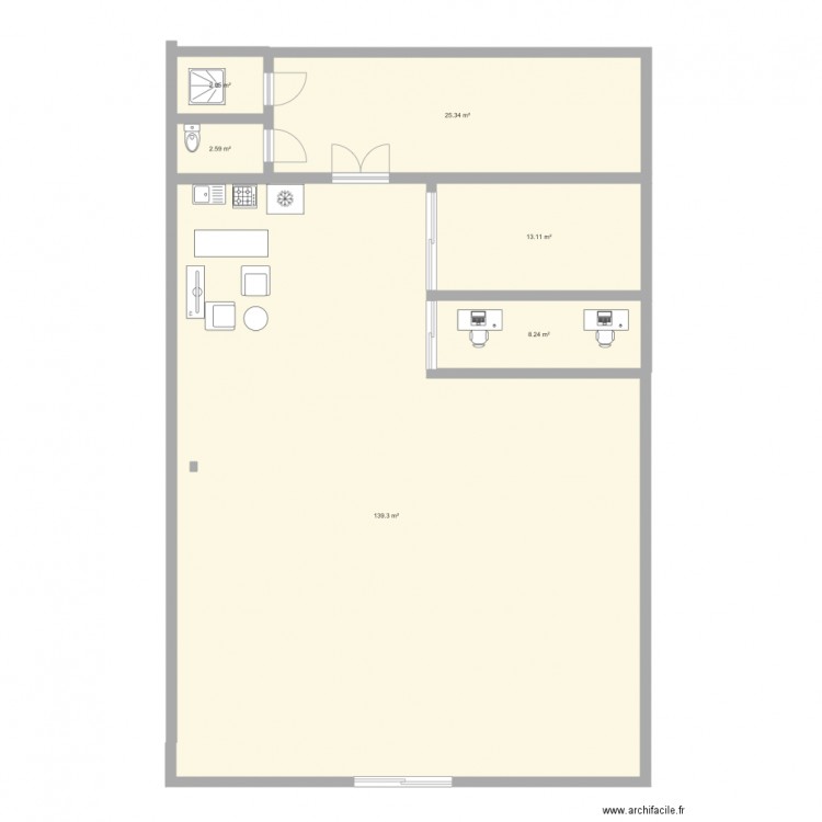 atelier mecanique . Plan de 0 pièce et 0 m2