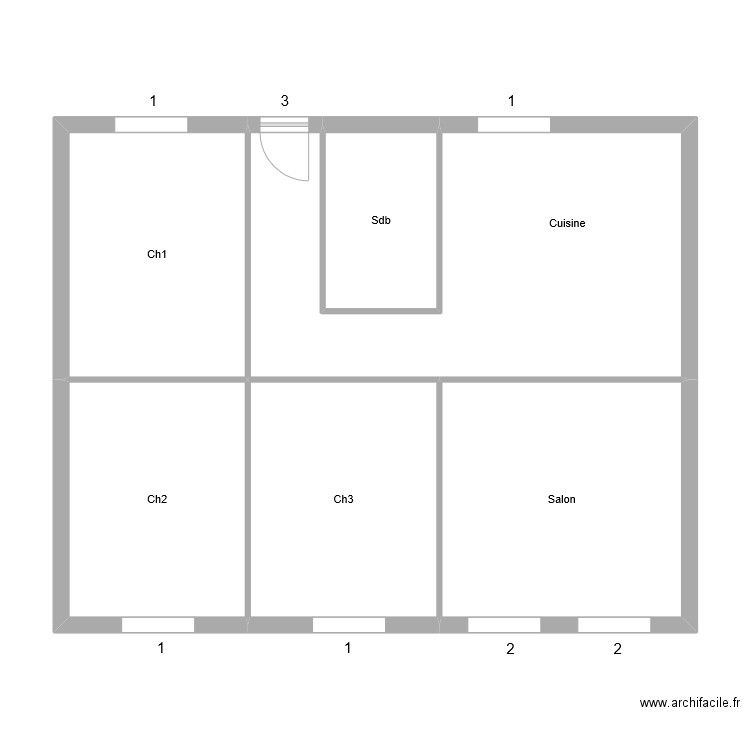LAPORTE. Plan de 0 pièce et 0 m2