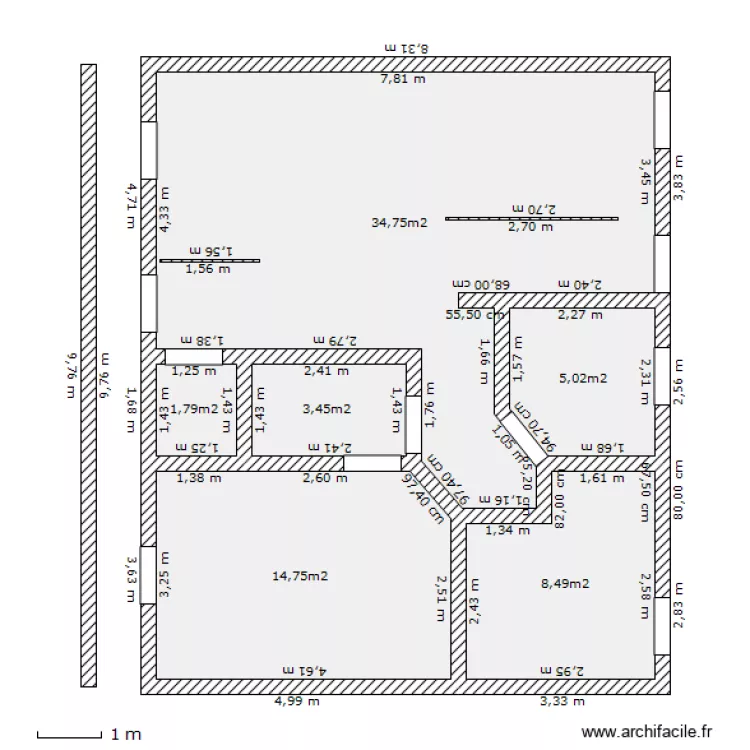 plan maison rdc  2. Plan de 