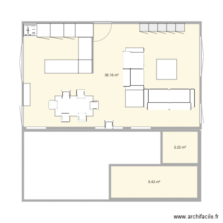 CUISINE 1. Plan de 0 pièce et 0 m2