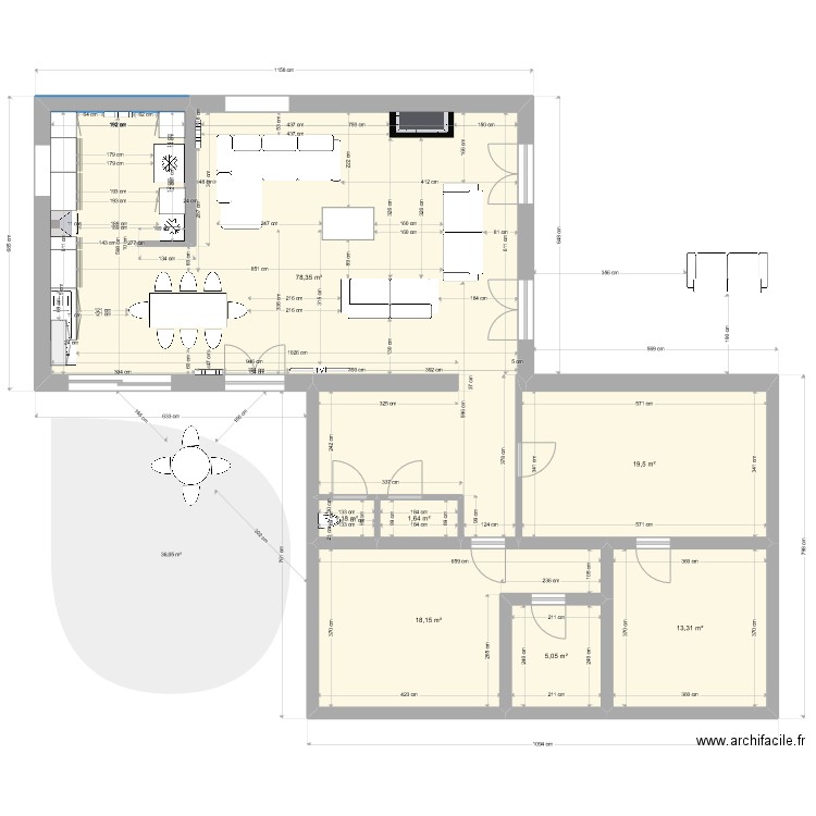 Marcy decembre v 2. Plan de 7 pièces et 137 m2