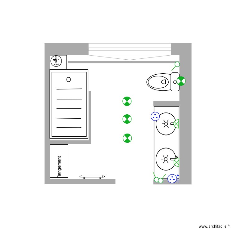 Salle de bain  étage  29 octobre 2019. Plan de 0 pièce et 0 m2