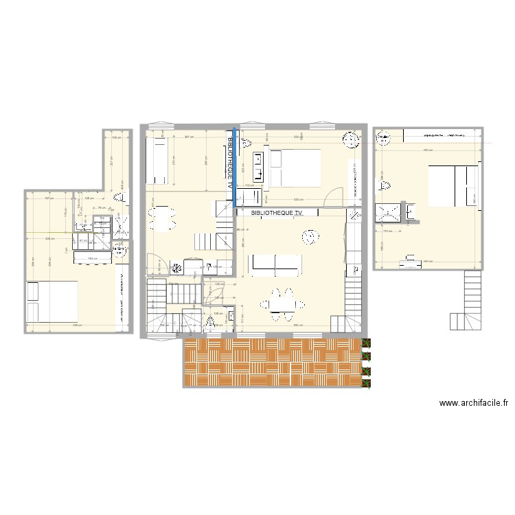 MESSONIER ESCALIER DUPLEX 2. Plan de 0 pièce et 0 m2