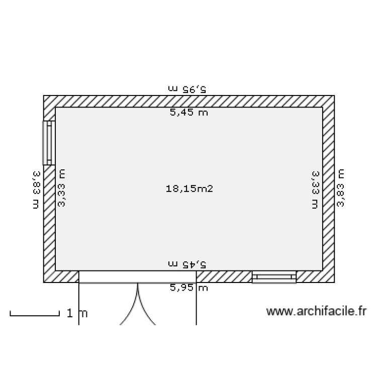 abri de jardin 1. Plan de 