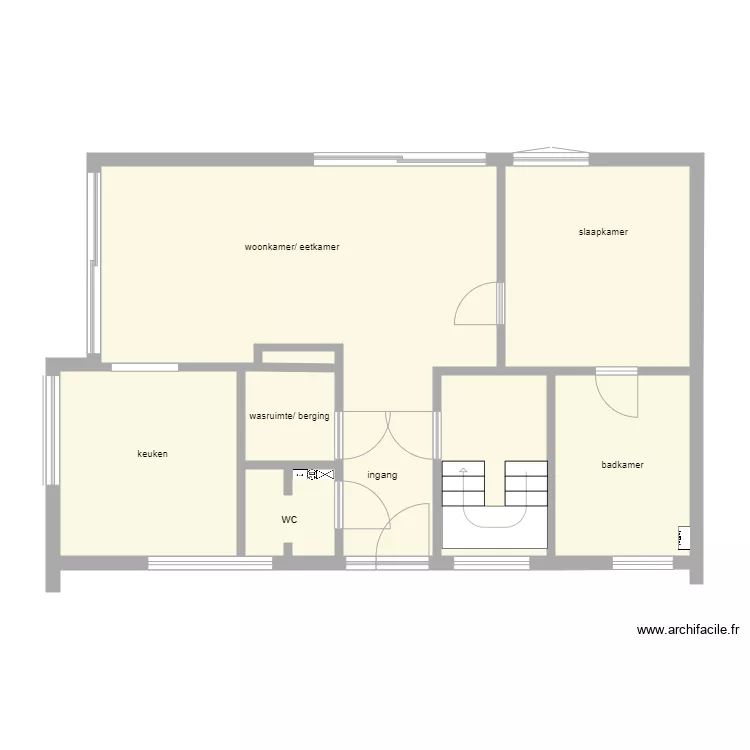 rez avec nom. Plan de 