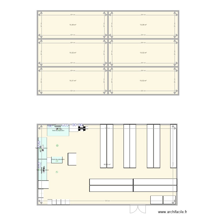 Algecos LVL Meyzieu. Plan de 0 pièce et 0 m2