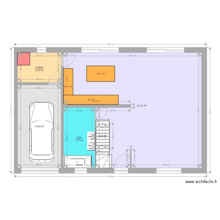 ROUILLARD VENIER. Plan de 0 pièce et 0 m2