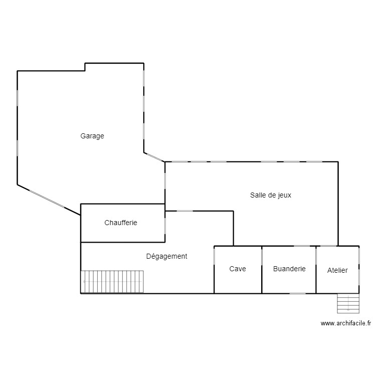 henrio sous sol. Plan de 0 pièce et 0 m2