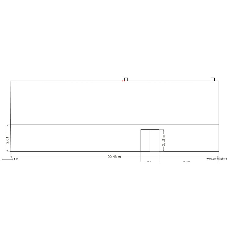 futur face nord. Plan de 0 pièce et 0 m2