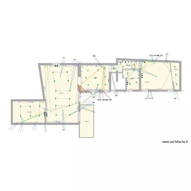 Chetigne lumieres. Plan de 