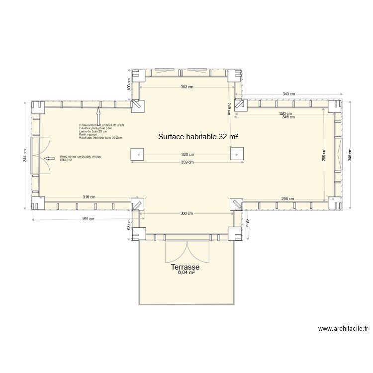 Cabadrale structure. Plan de 0 pièce et 0 m2