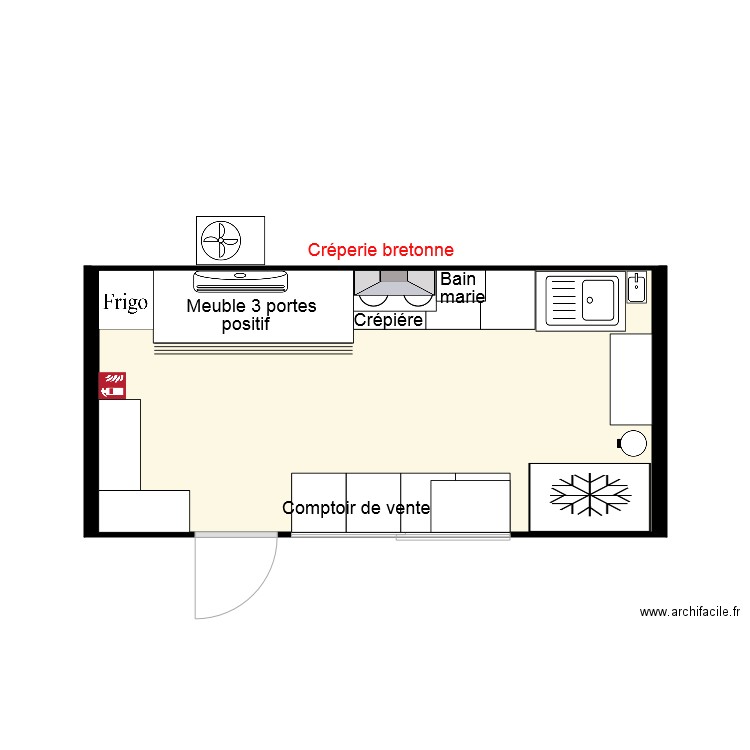 creperie bretonne 6. Plan de 0 pièce et 0 m2