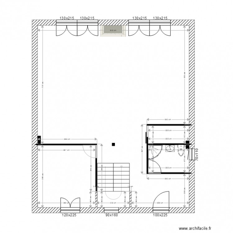 Dunes. Plan de 0 pièce et 0 m2
