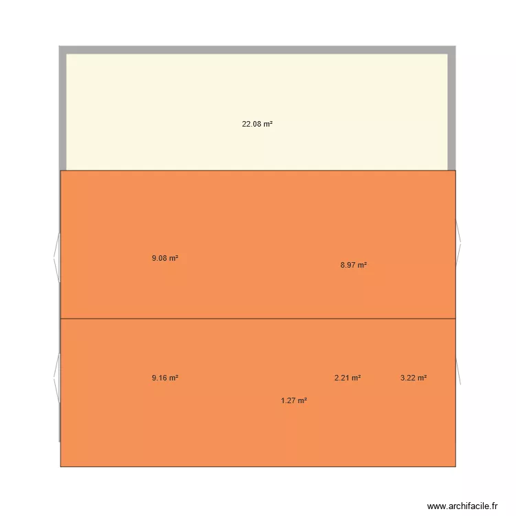 plan pour 40m2 numero 3. Plan de 
