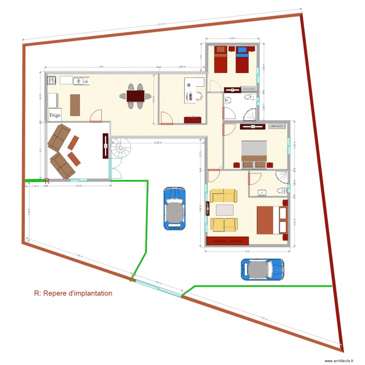 implantation definitif v2. Plan de 0 pièce et 0 m2