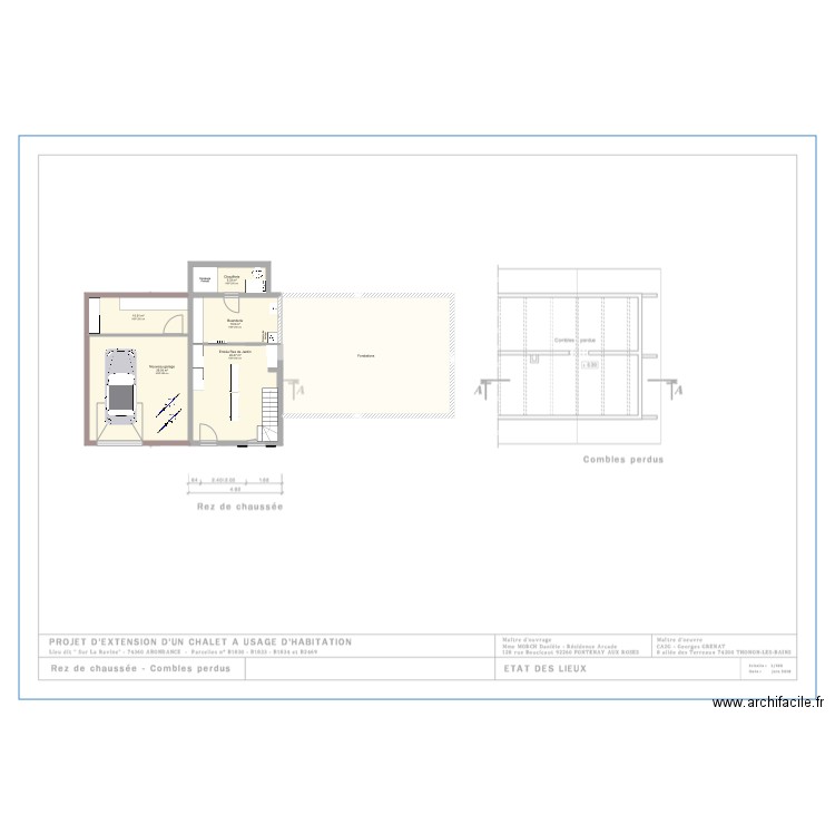 Abondance ssol. Plan de 0 pièce et 0 m2