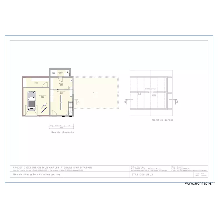 Abondance ssol. Plan de 