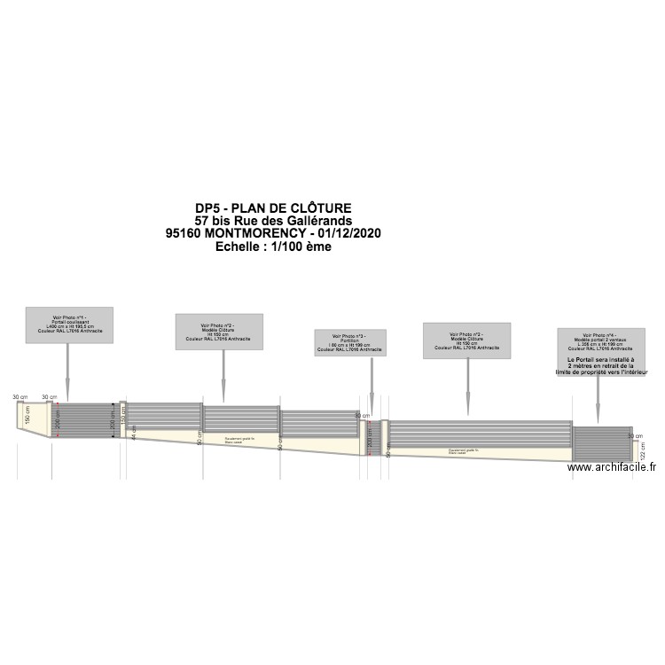Erdem Clôture 01 12 2020. Plan de 0 pièce et 0 m2