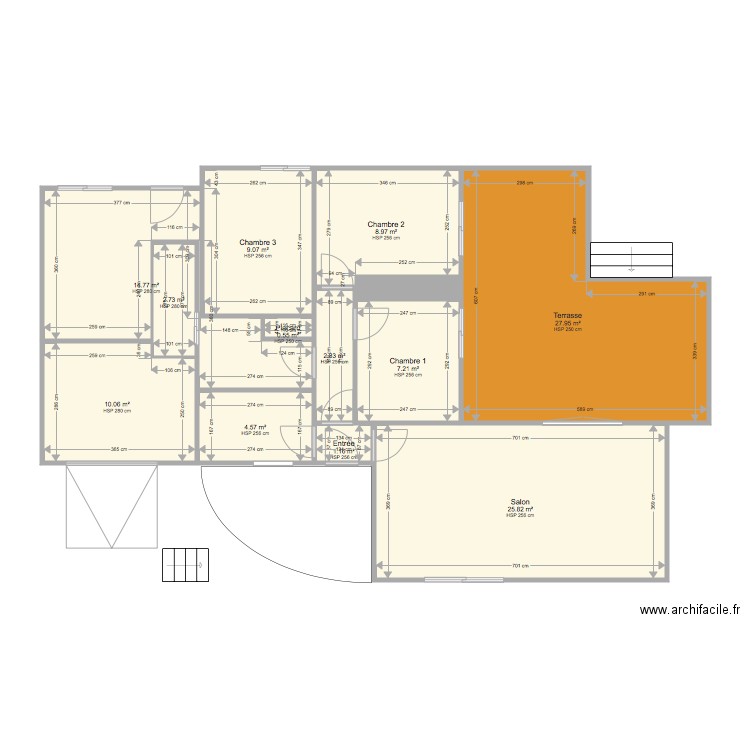 Maison Fluvia. Plan de 0 pièce et 0 m2