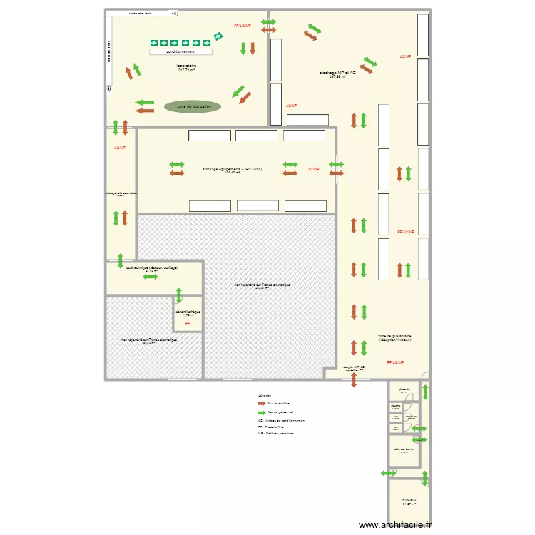 France Aromatique. Plan de 