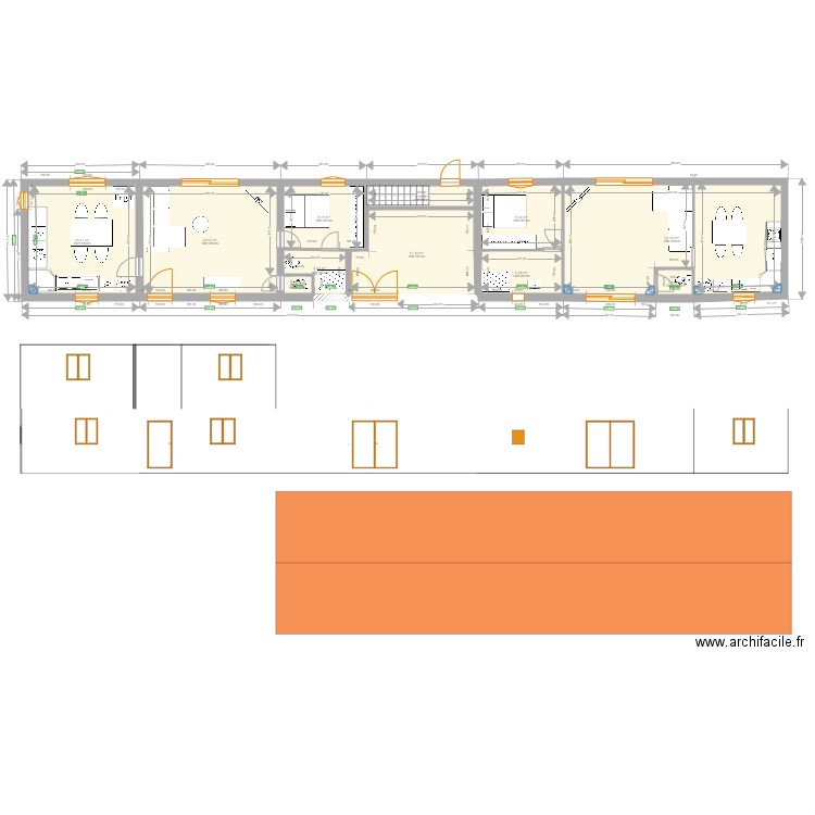 parisot projet abc rez de chaussée. Plan de 0 pièce et 0 m2