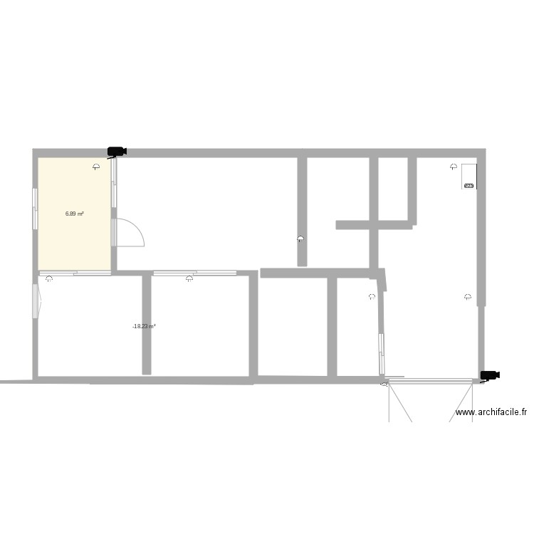 institut. Plan de 0 pièce et 0 m2