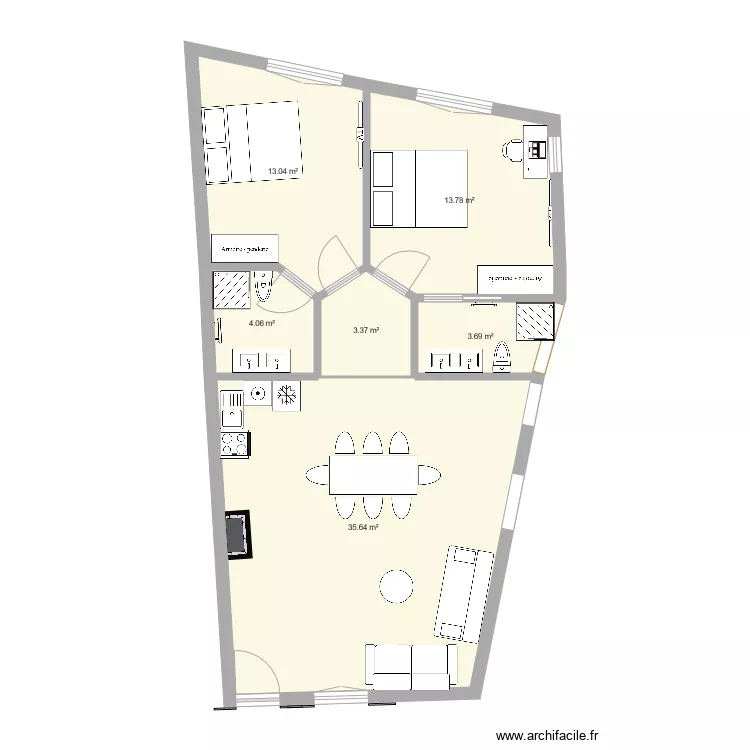 Saint Paul 4. Plan de 