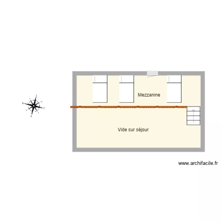 Mezzanine chalet Maeva. Plan de 