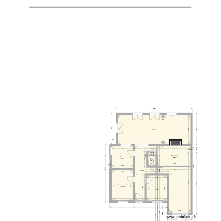 Maison Barzan Modif 1. Plan de 0 pièce et 0 m2