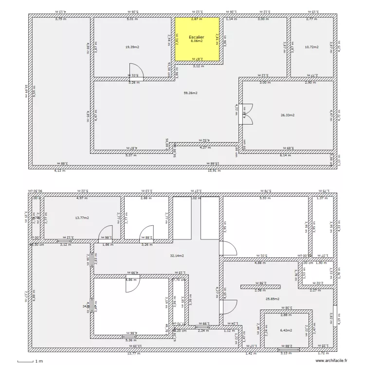 MAMAISON. Plan de 