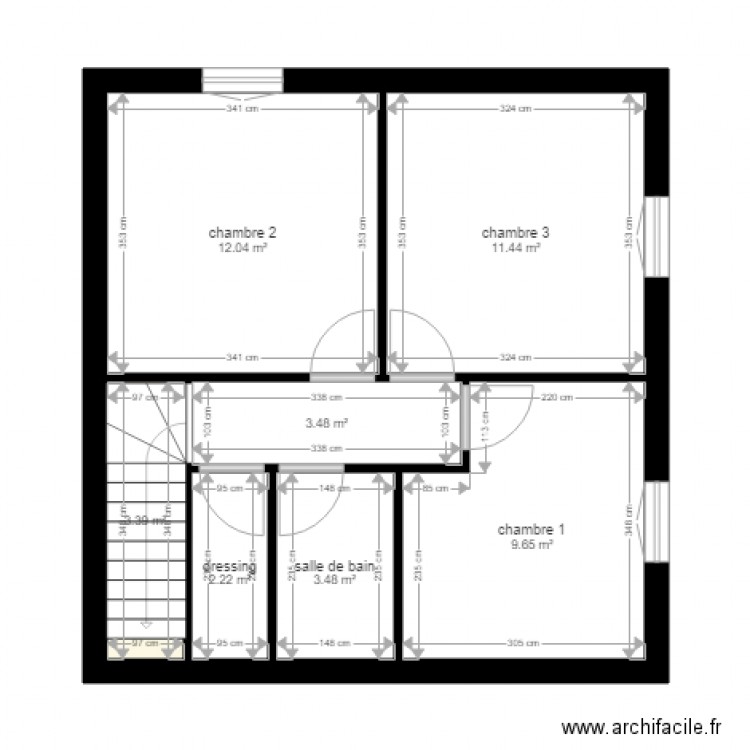 TAILLARDAT. Plan de 0 pièce et 0 m2